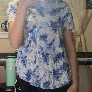 hollister tye dye tee